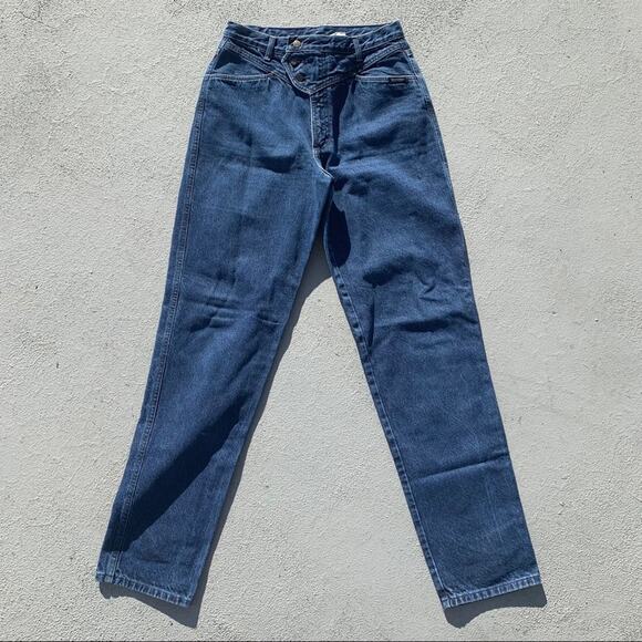 Vintage Rockies high rise wedgie taper ankle jeans 31" WAIST - Picture 3 of 5